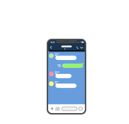 担当者がLINEで質問にお答えします！